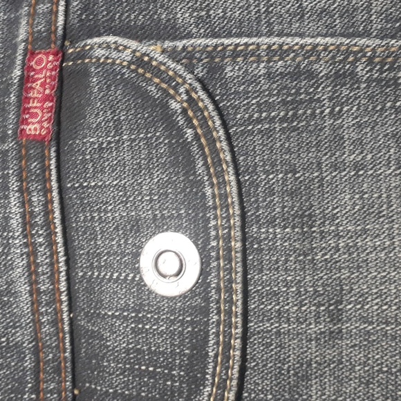 Buffalo David Bitton Vintage Y2K Women's Denim Jean Jacket Blue Wash Size Large - Picture 5 of 7